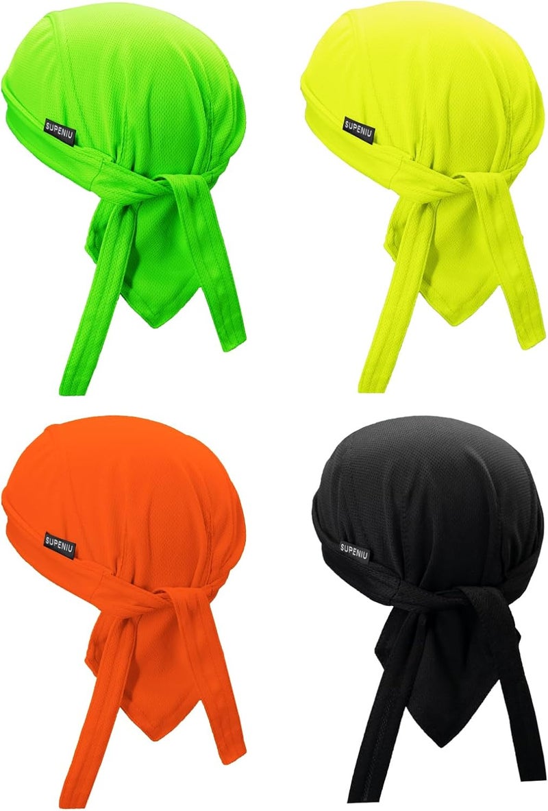 Supeniu Doo Rags Beanie Hats Skull Caps Dew Rag Bandana Helmet Liner Motorcycle Cycling Cap Do Rag Headwrap for Men and Women - Image 2